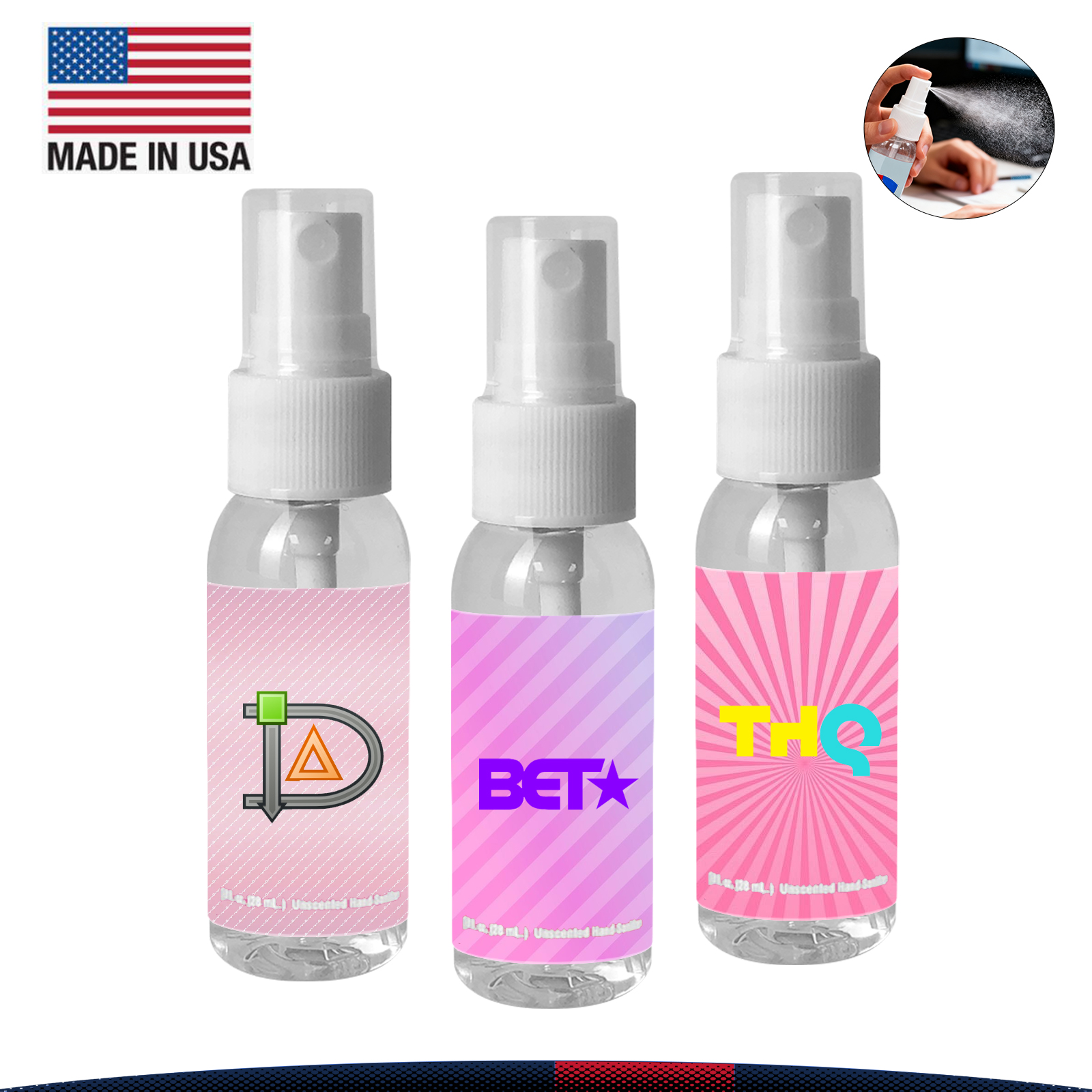 1 oz. Ryelle Bullet Sanitizer Spray 3