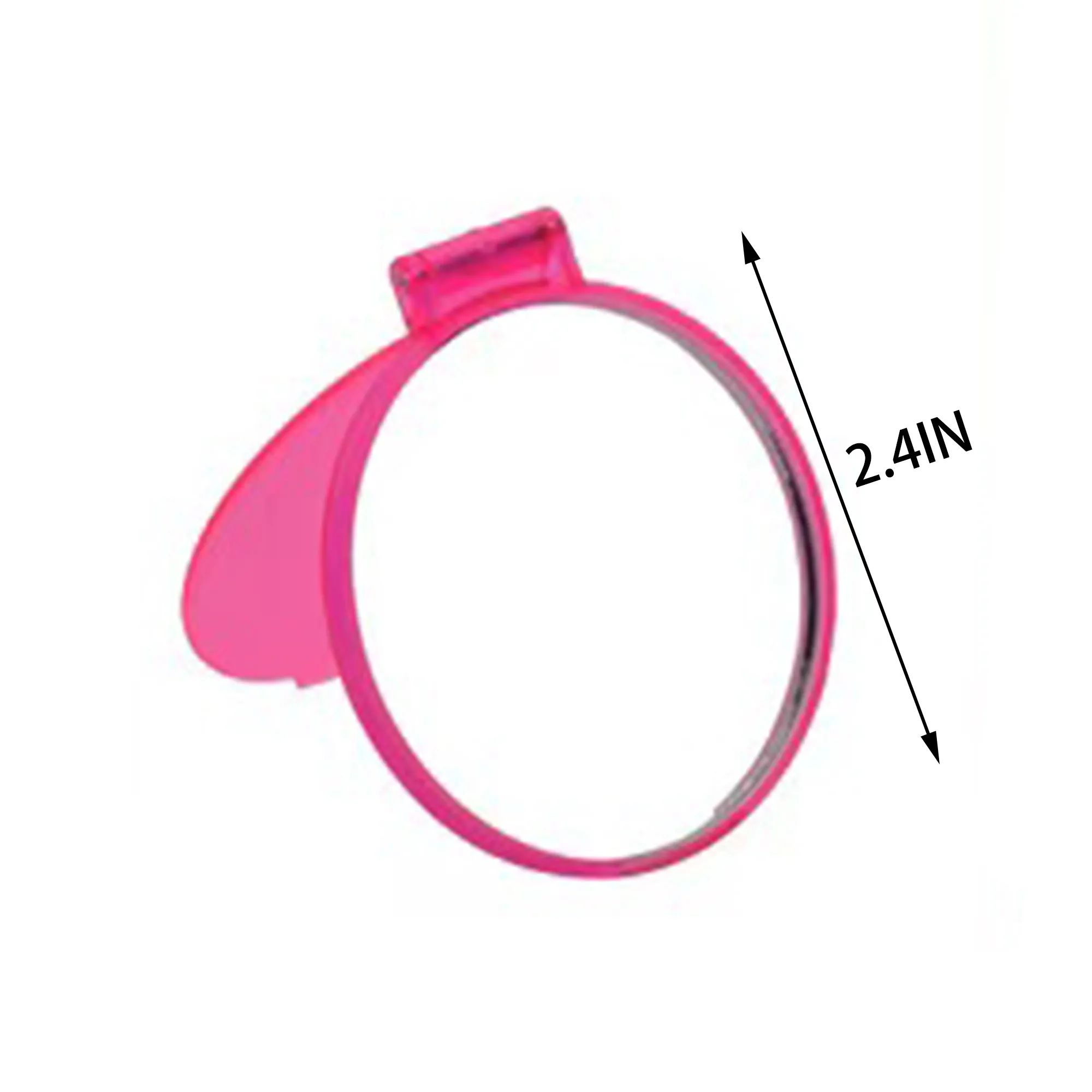 Plastic Makeup Mirror With Customizable Logo 2