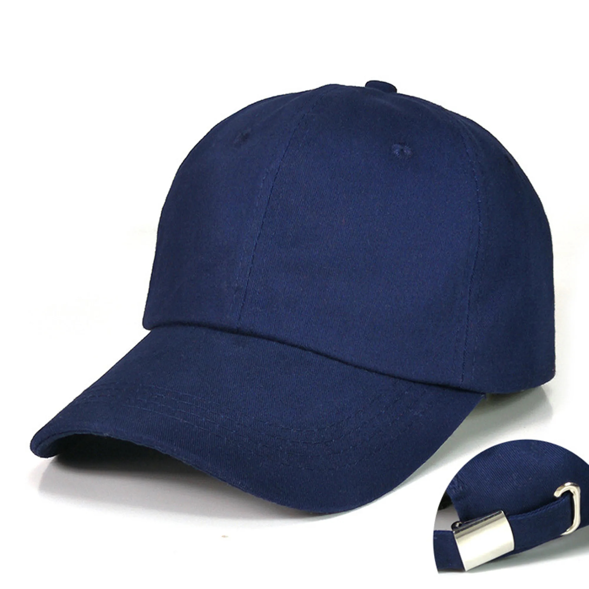 Cotton Baseball Cap with Adjustable Strap MOQ 100PCS 5