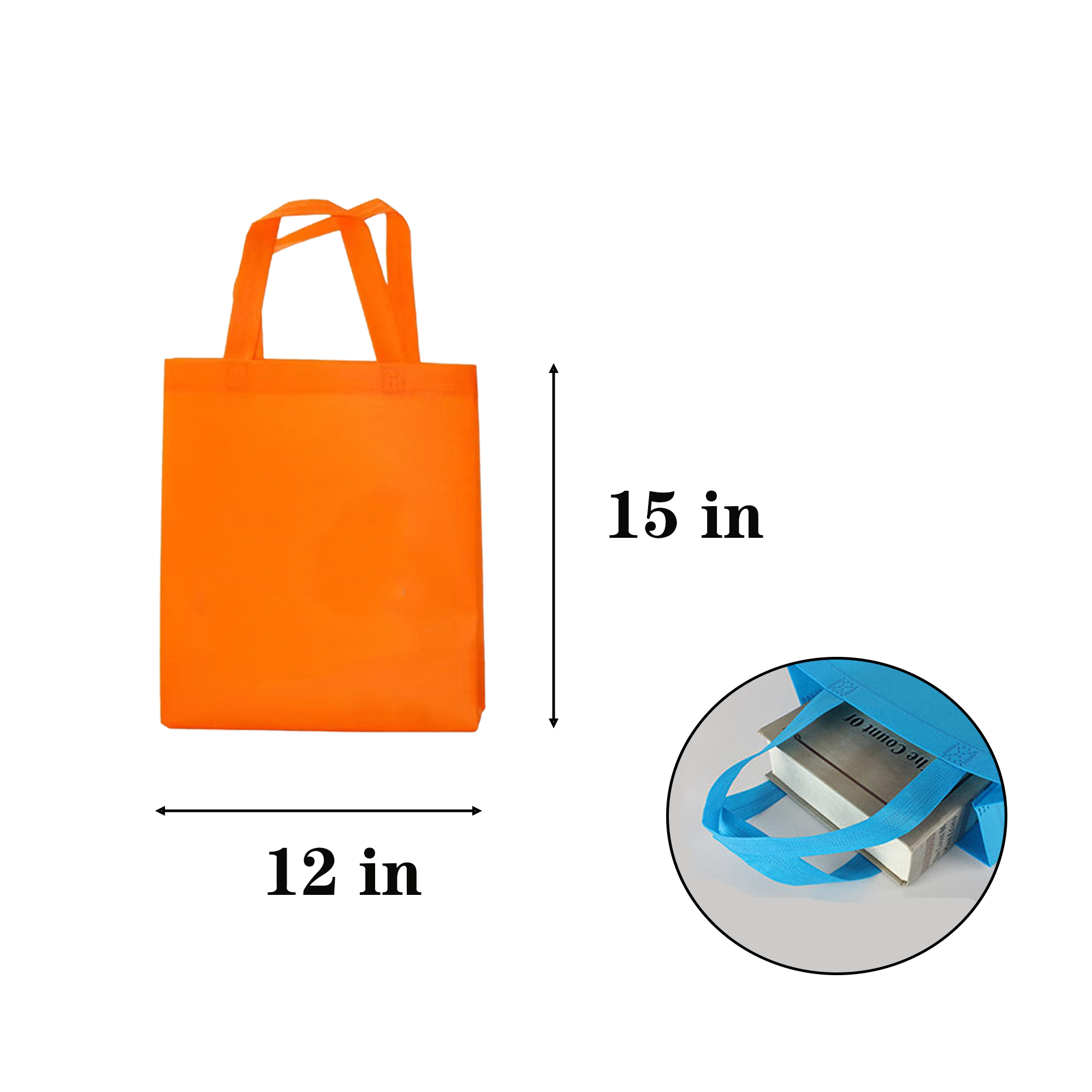 12" x 4" Vertical Non-woven Bag 5