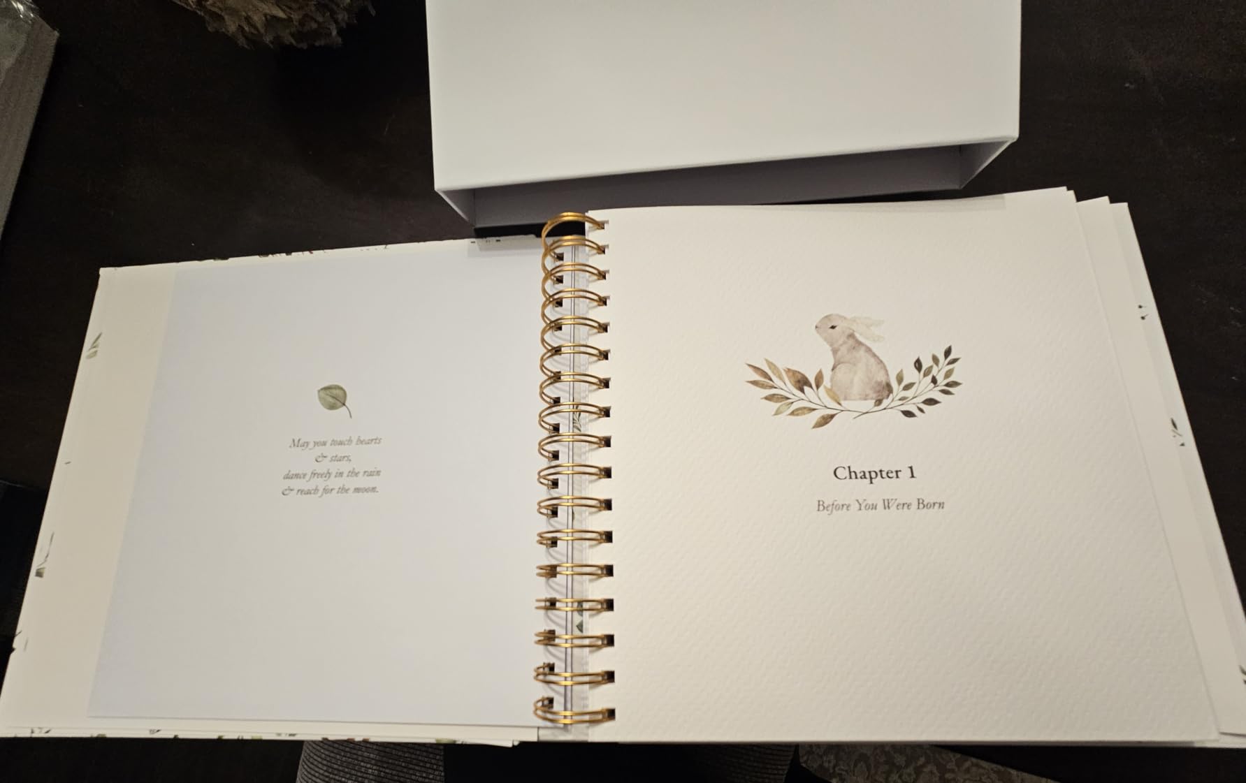 Keepsake Memory Book for Baby Boy or Girl Timeless First 5 Year Baby Book 5