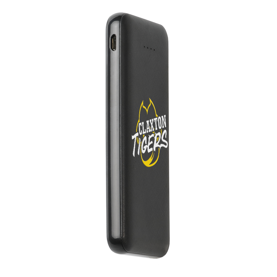 Slim Textured Power Bank with Multiple Ports 5