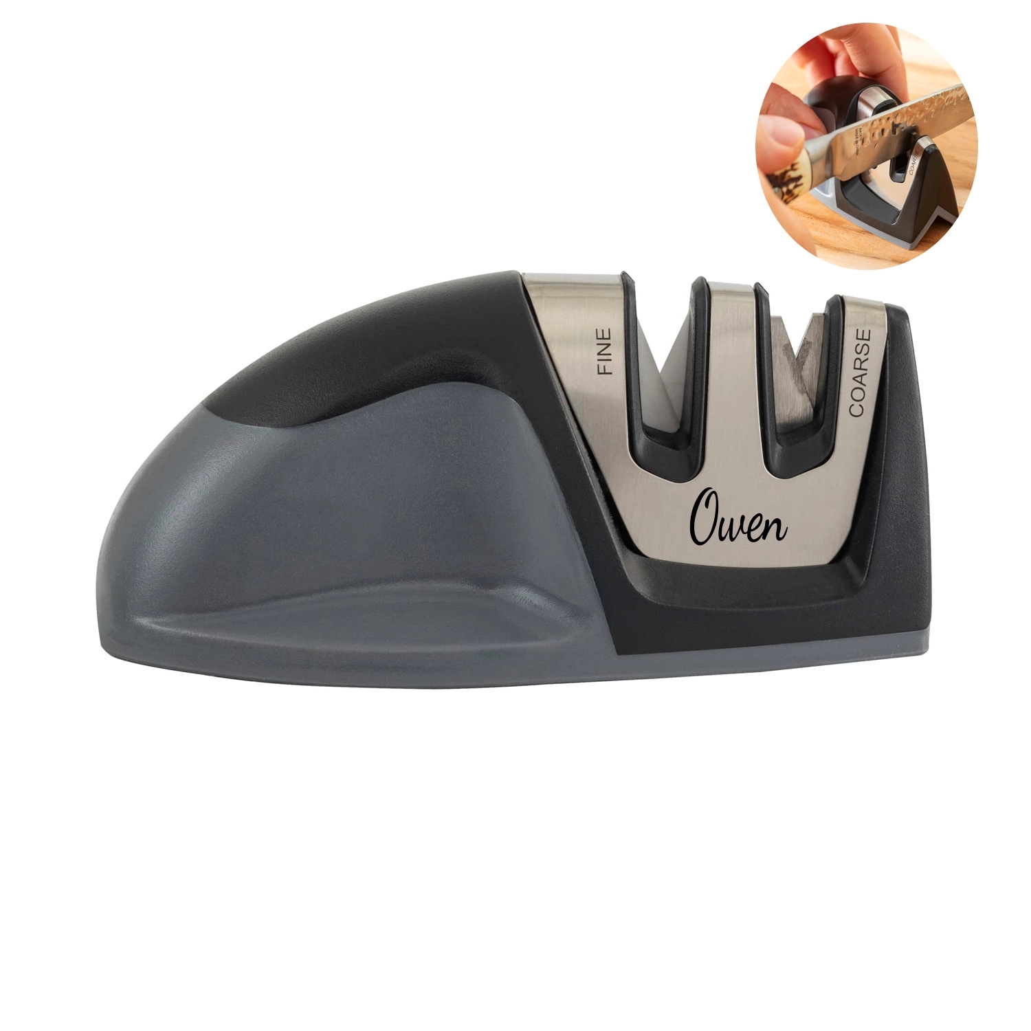 Mini Two-Stage Knife Grindstone 1