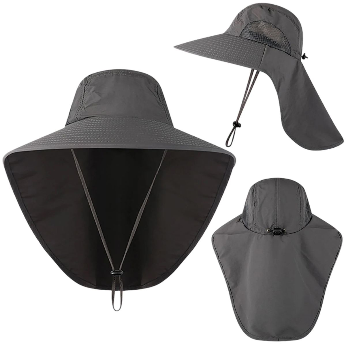 UPF 50+ Hiking Hat with Adjustable Drawstring 9