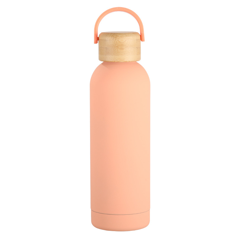 17 OZ Water Bottle with Bamboo Lid 18