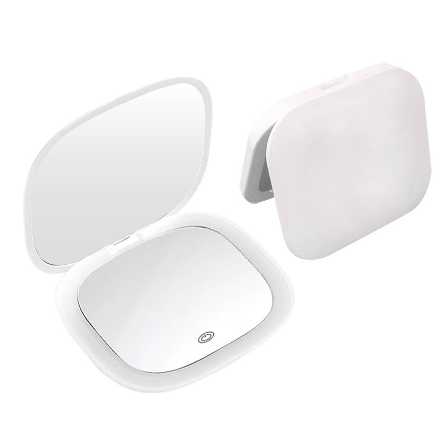 Rechargeable Portable Foldable Makeup Mirror w/ Lights 4