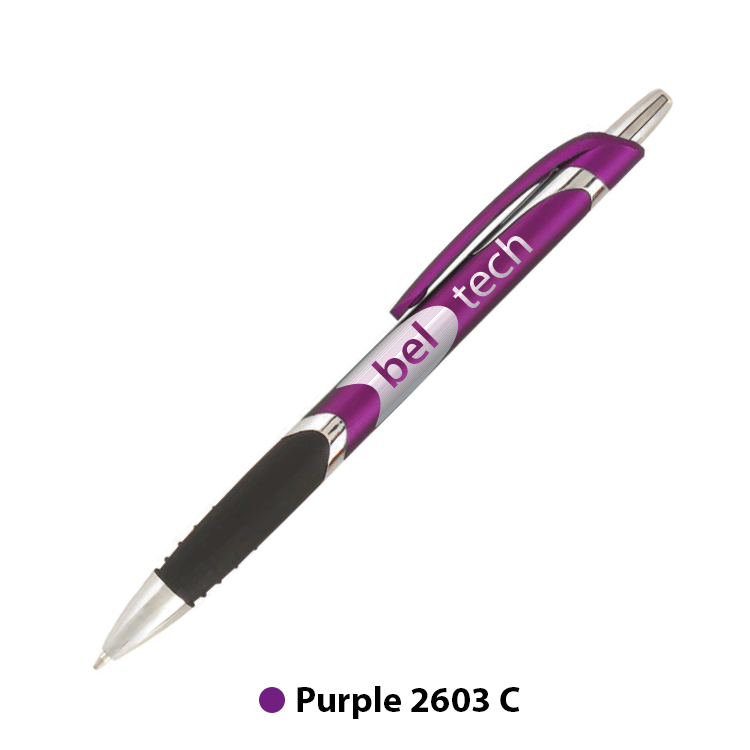 Spectrum Grip Plastic Pen (1 Color Imprint) 4
