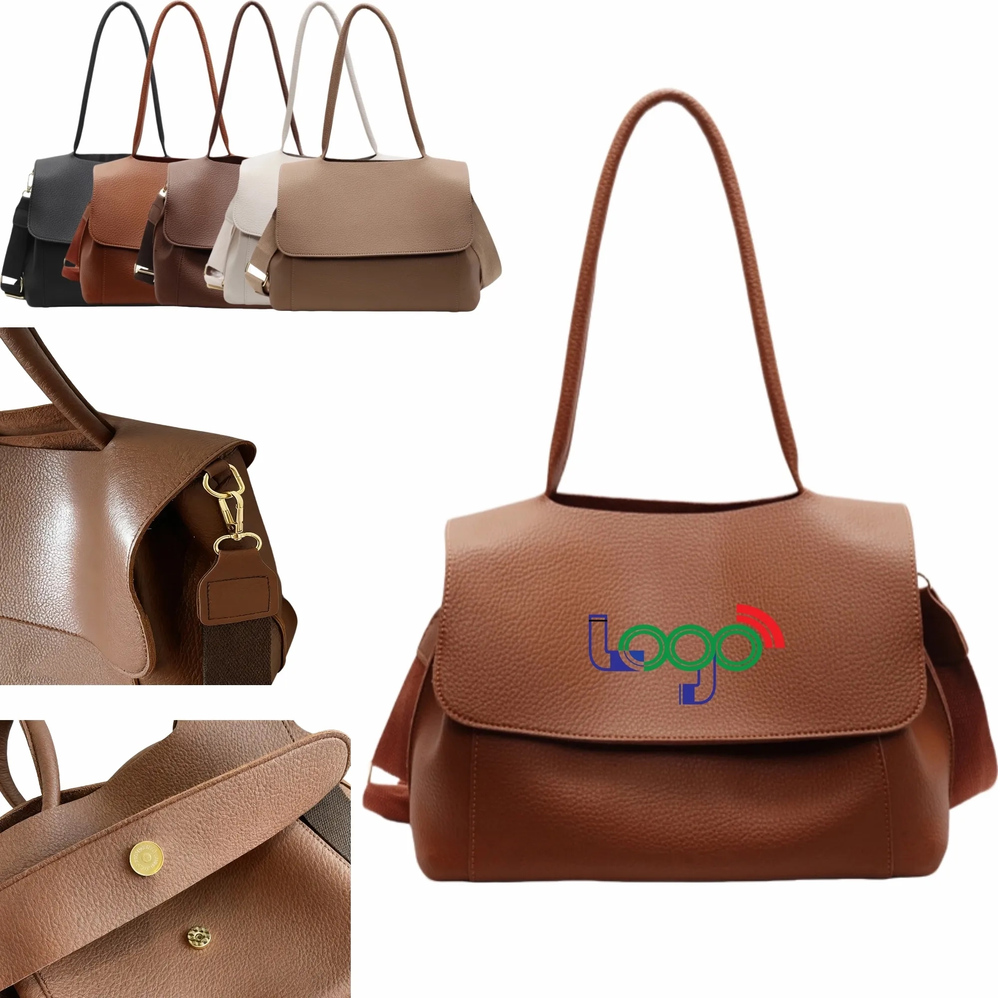 Vintage Minimalist Tote Bag, Large