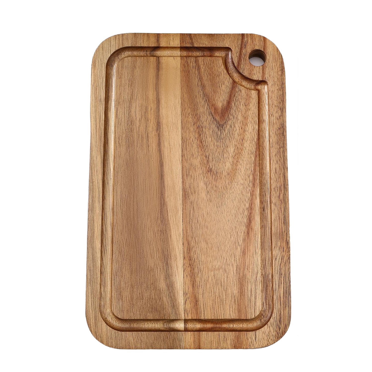 Eco-friendly Natural Acacia Wood Slot Cutting Board 6