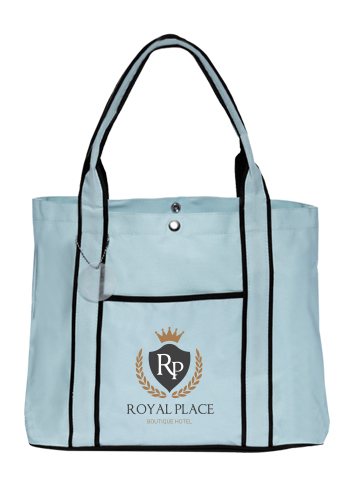 Polyester Fashion Tote Bags, custom tote bag with logo imprint 5