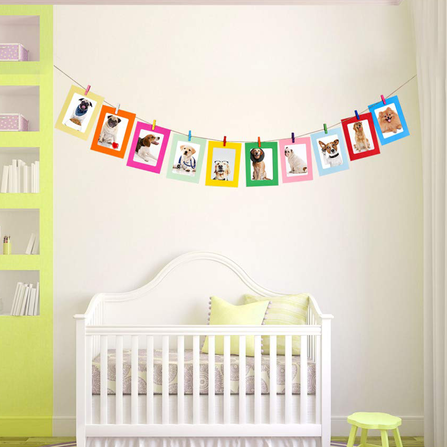 Perfect 4U Colorful Paper Photo Frame 10 Pcs 2