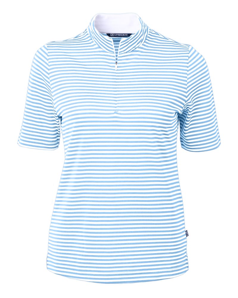 Virtue Eco Pique Stripe Recycled Womens Top