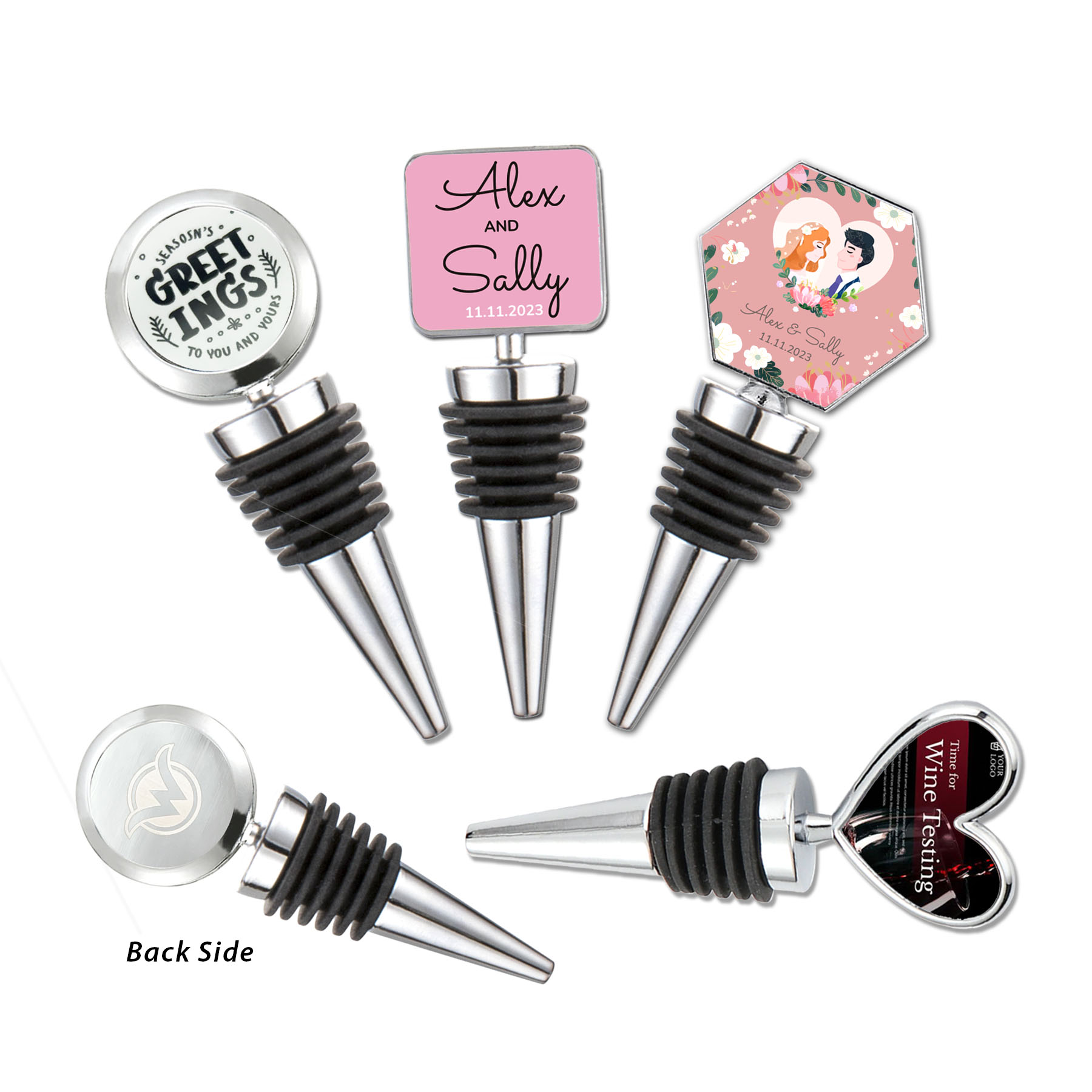 Gift Box Metal Wine Stopper 11