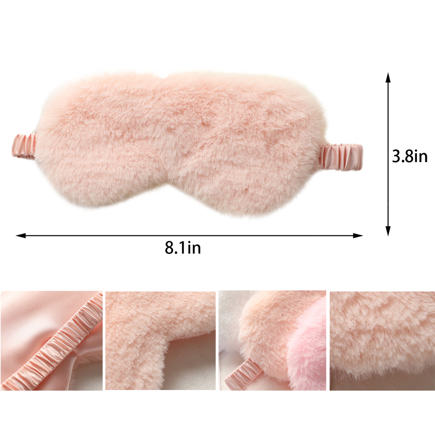 Rabbit Hair Blackout Sleep Mask 5