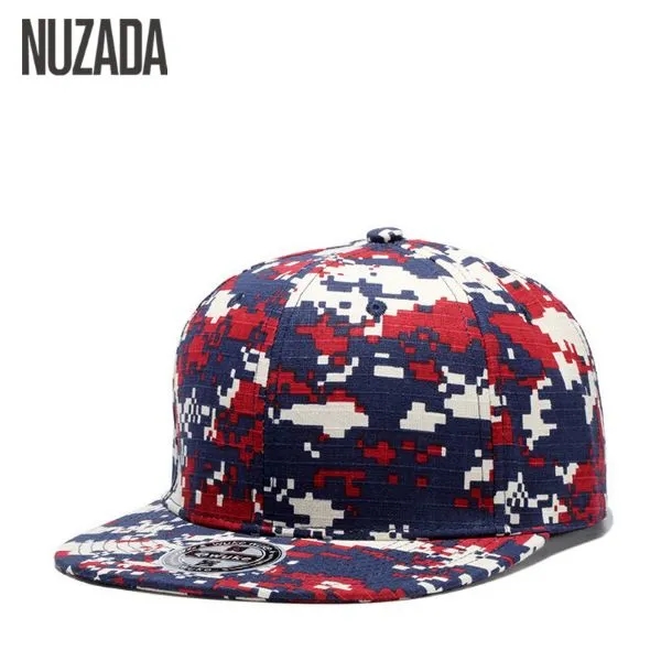 Digital Camo Snapback Hat 8