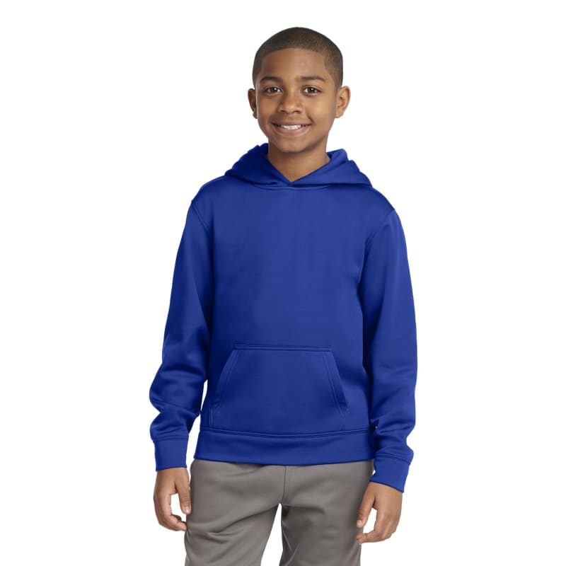 Sport-Tek Youth Sport-Wick Fleece Hooded Pullover. 14