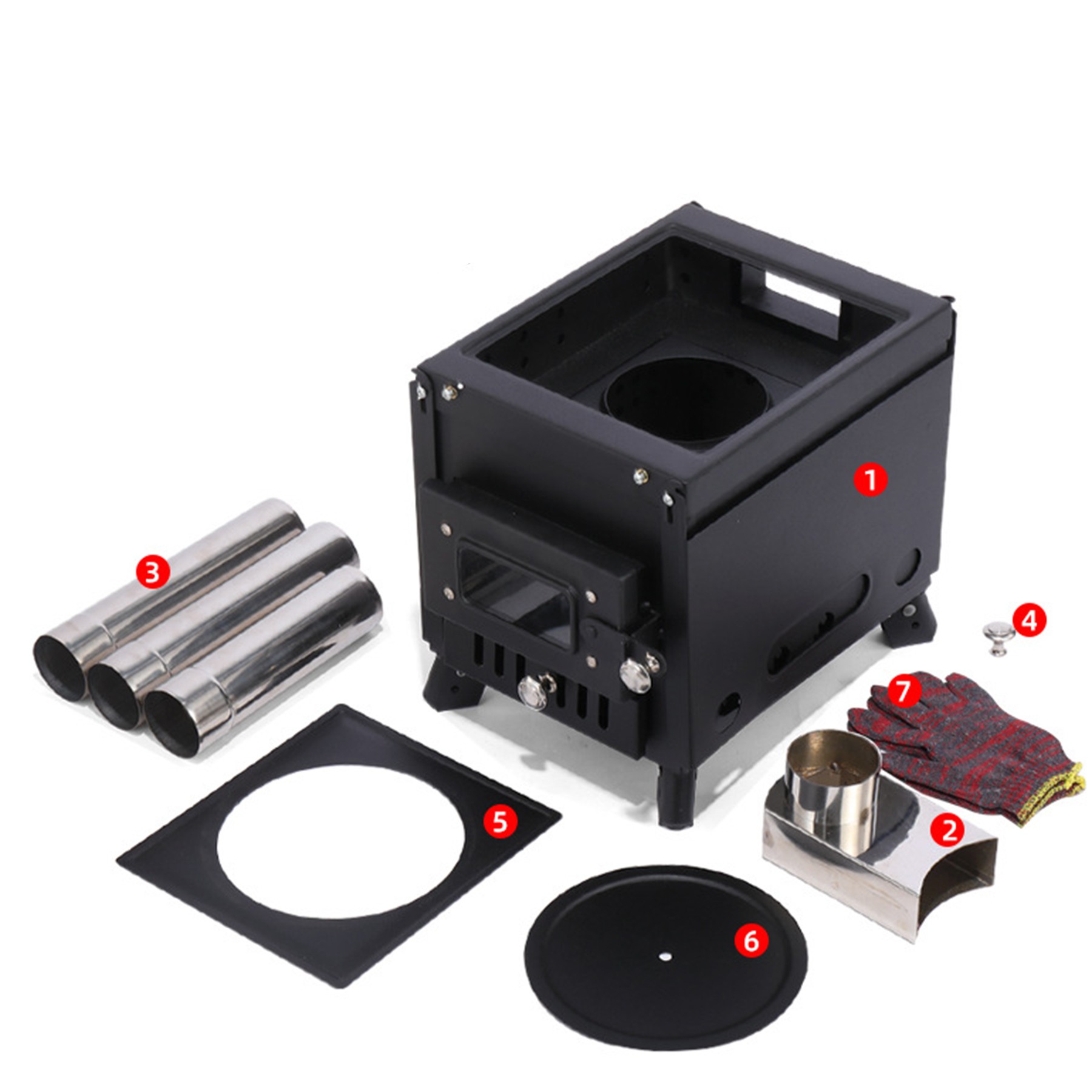 Collapsible And Portable Wood Stove 4