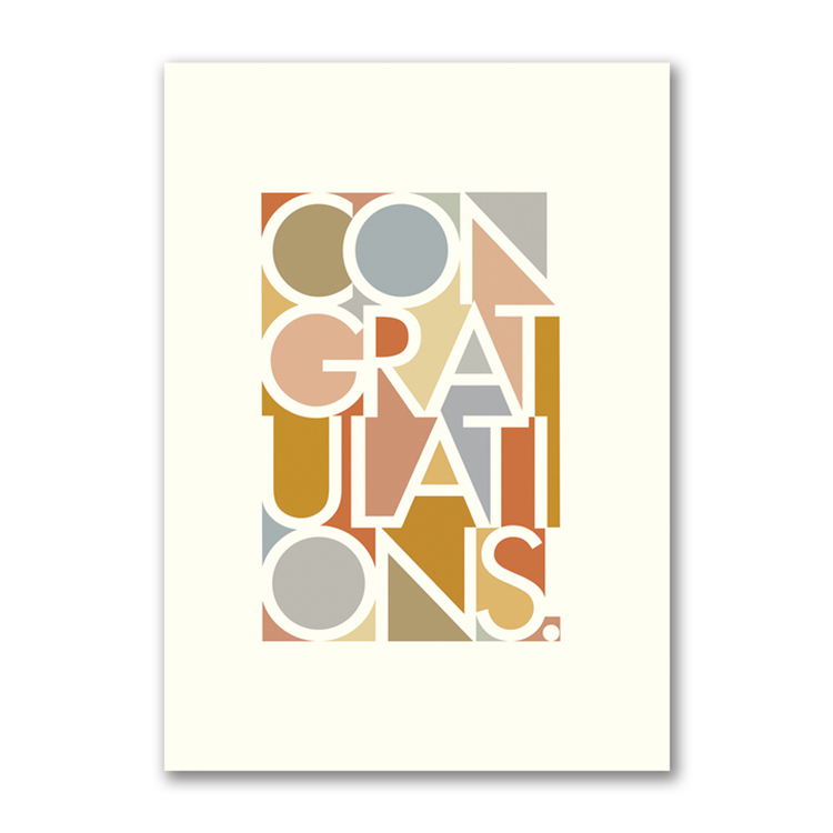 Congratulations Block Card 2