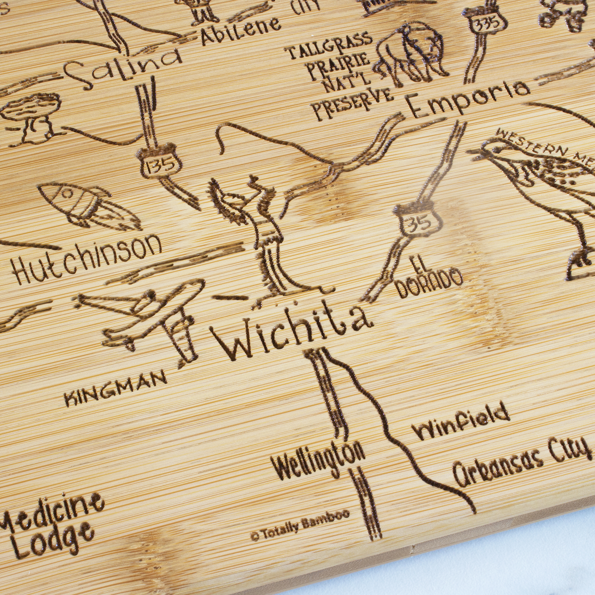 Destination Kansas Cutting & Serving Board 8