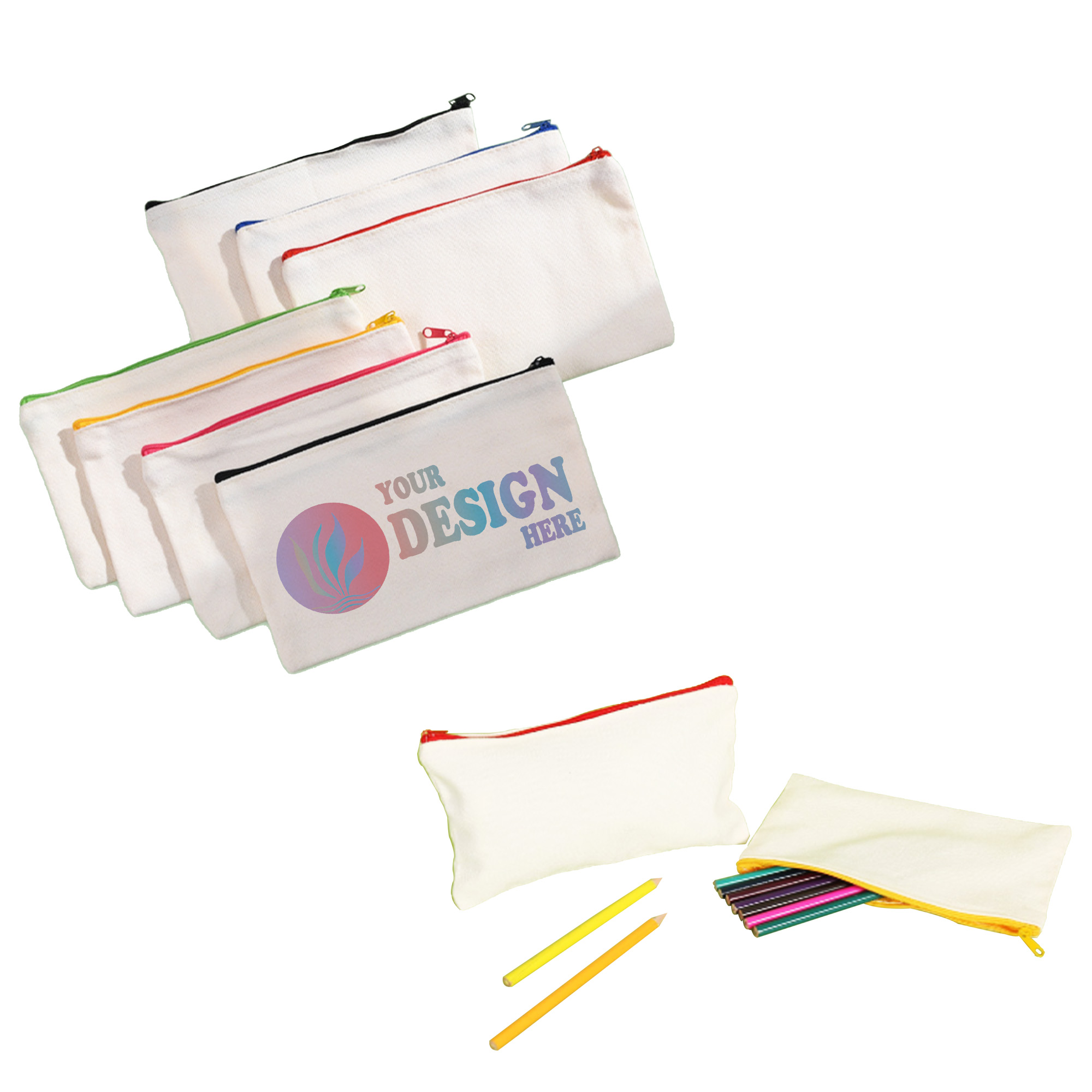 Canvas Pencil Pouch 2