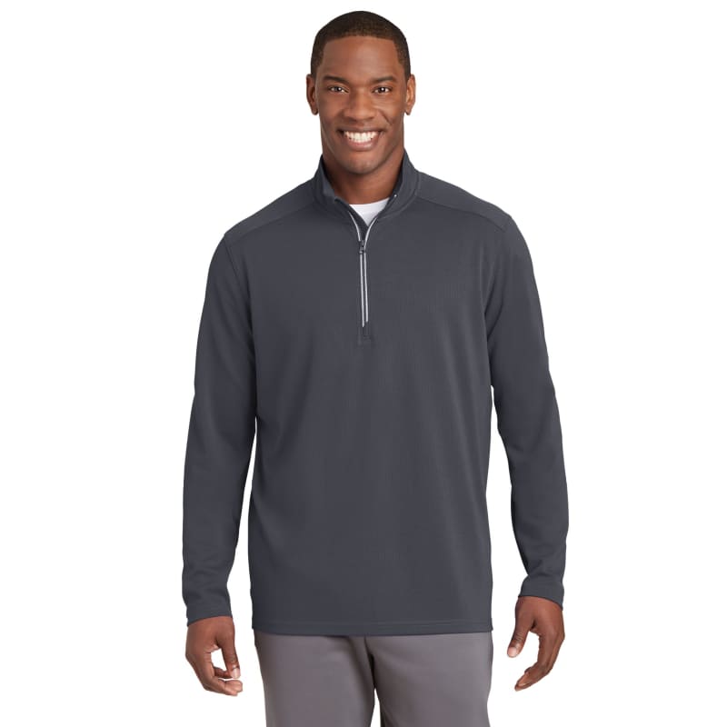 Sport-Tek Sport-Wick Textured 1/4-Zip Pullover., custom hoodie or sweatshirt with logo imprint 33