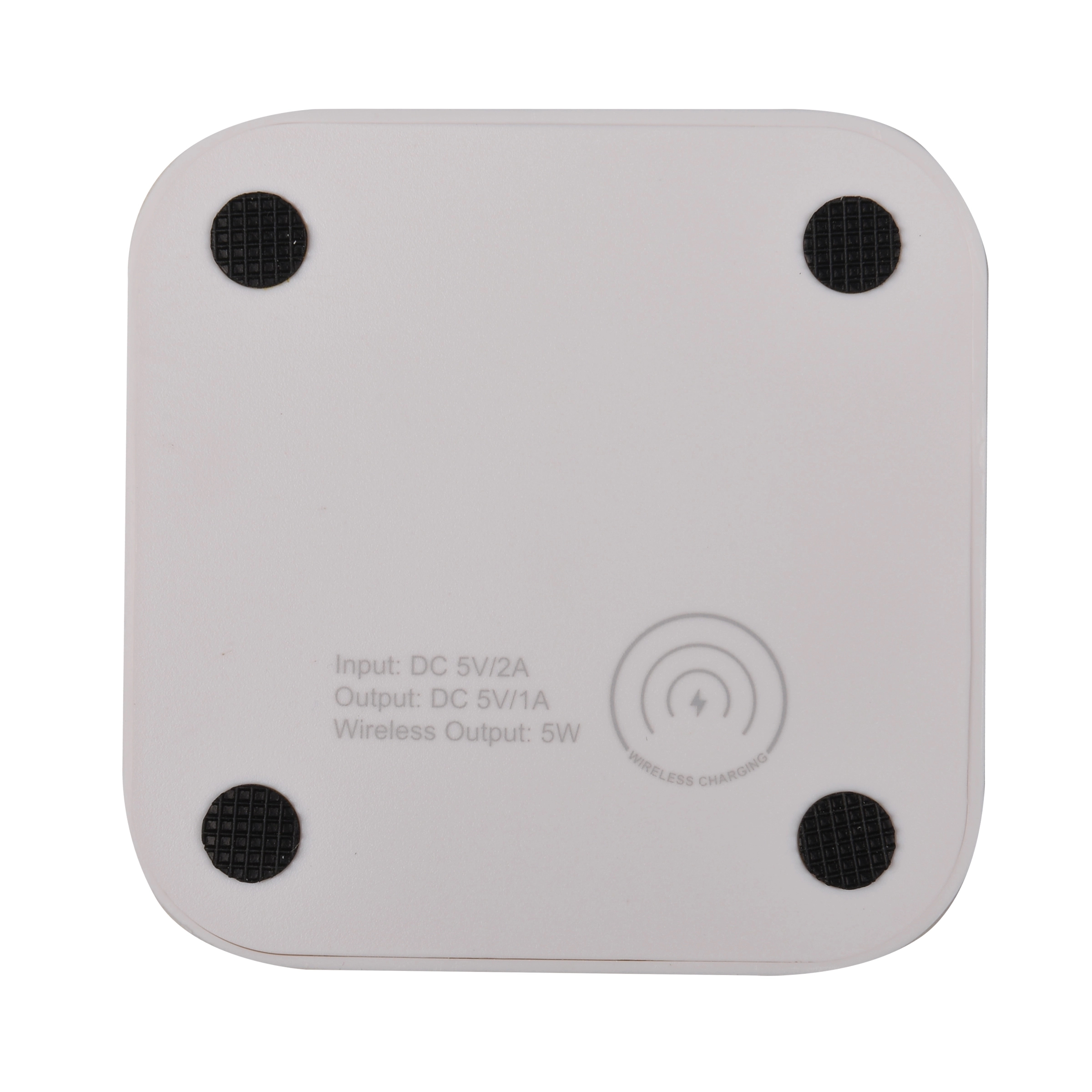 QI Wireless Charger w/2 USB Charging Ports & LED indicator 8