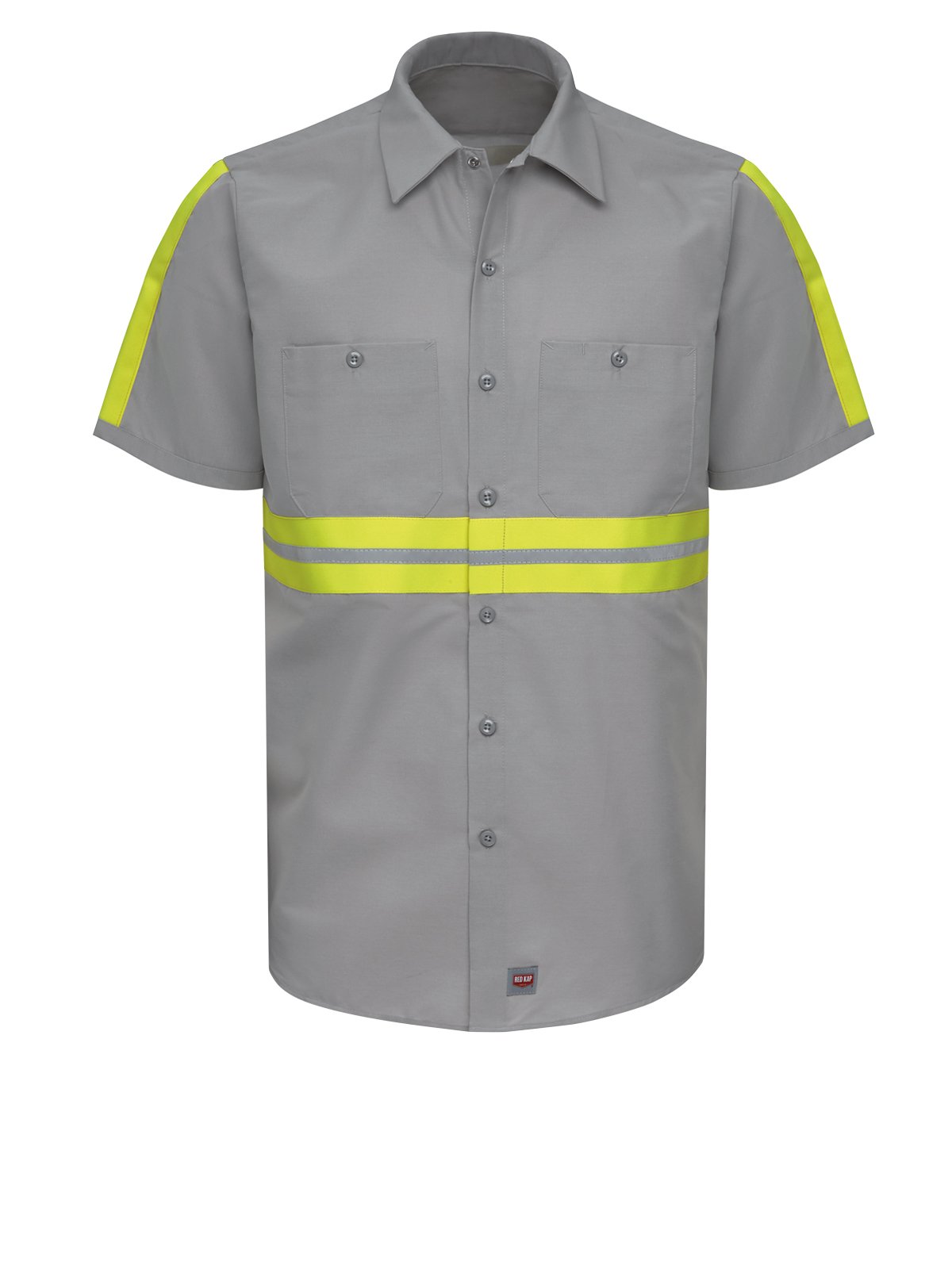 Red Kap Shirts -  Men's Short Sleeve Industrial Work Shirt 52