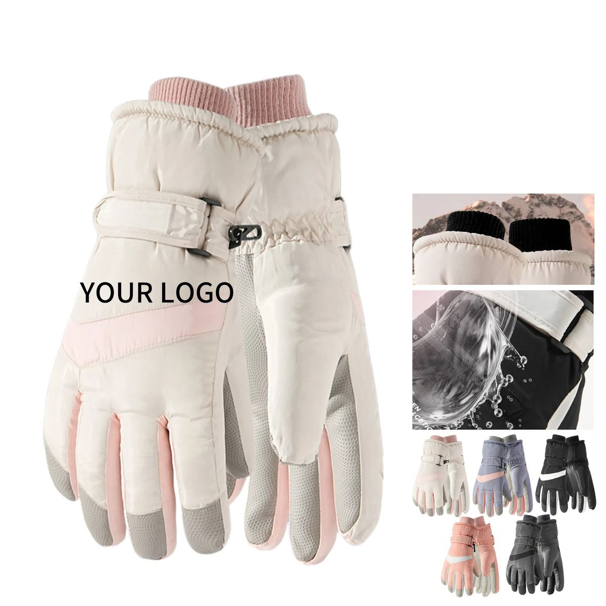 Winter Ski Gloves With Waterproof Protection 2