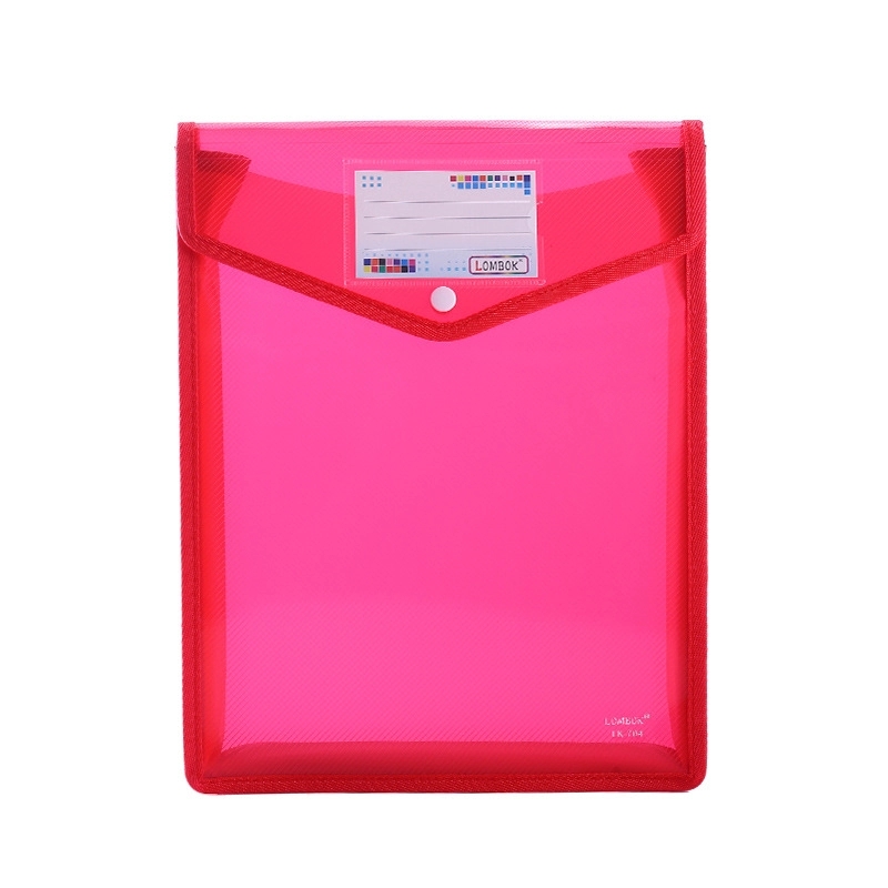 A4 Size Vertical Document Storage Bag With Snap Button 18