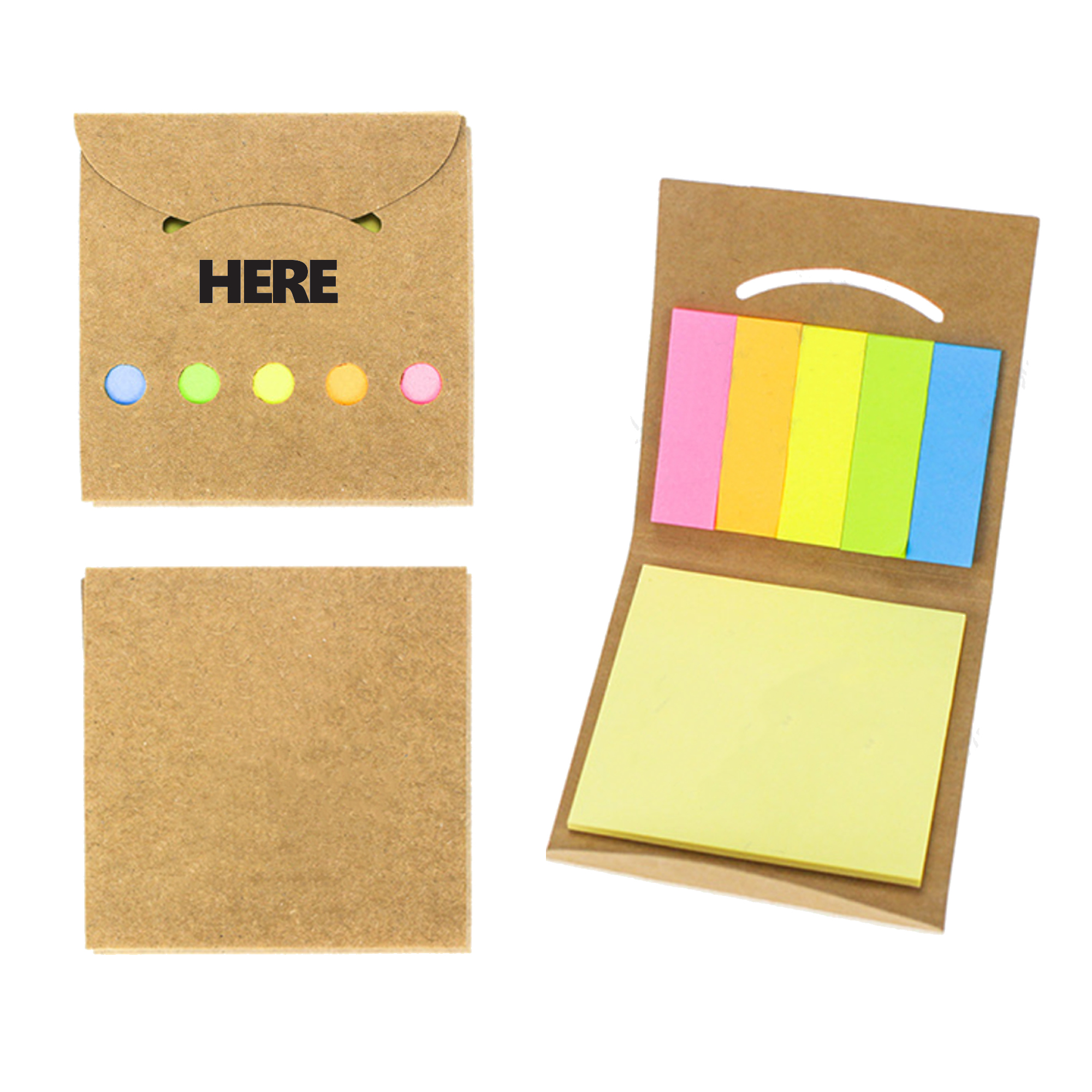 Kraft Paper Colorful Strips Combo Sticky Notes MOQ 50 2