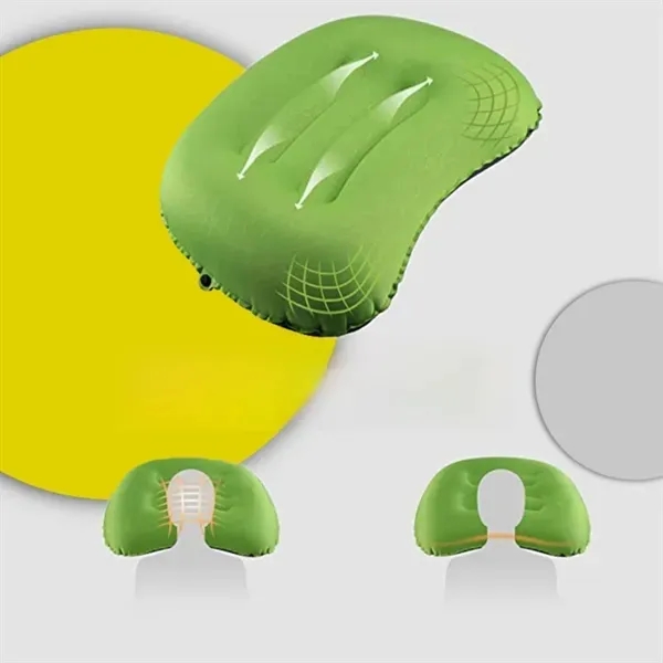 Inflatable Outdoor Pillow Portable Foldable Travel Cushion 7