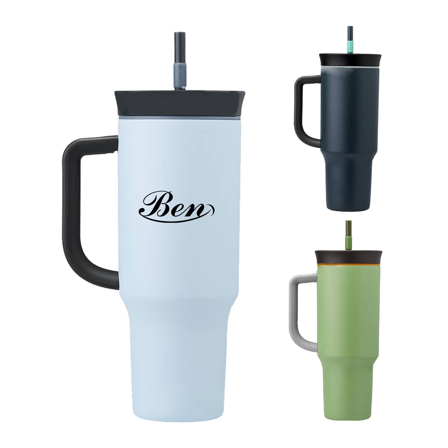 40oz Stainless Steel Triple-Layer Insulated Water Bottle, custom water bottle with logo imprint 10