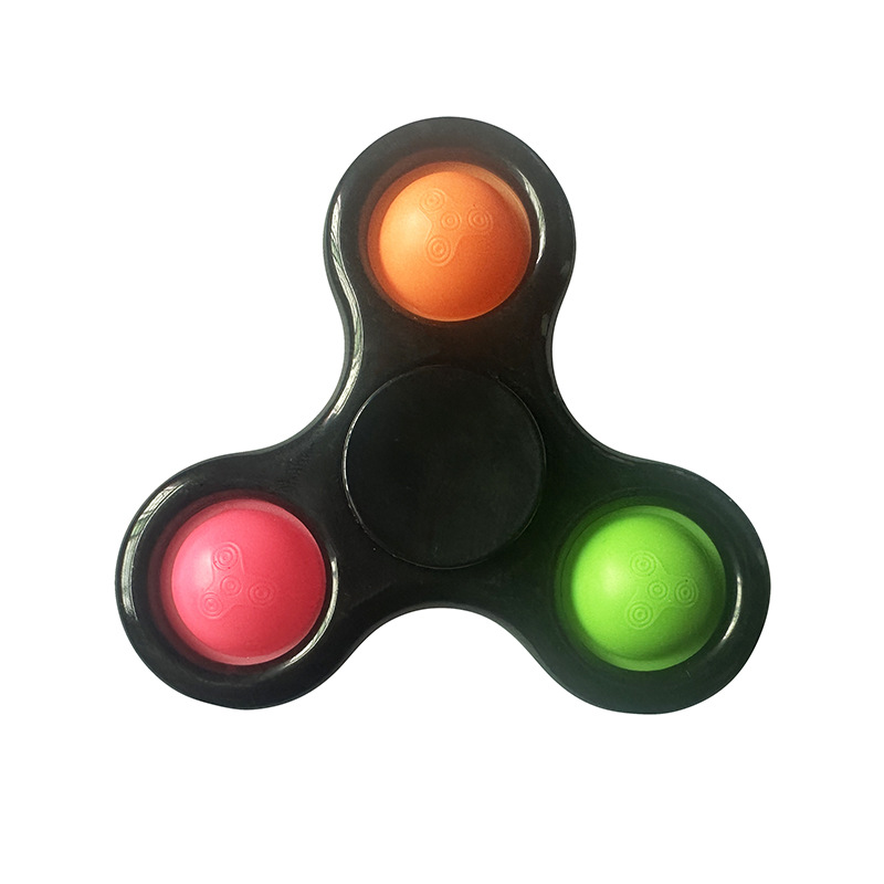 3 Bubbles Fidget Push Pop Spinner 6