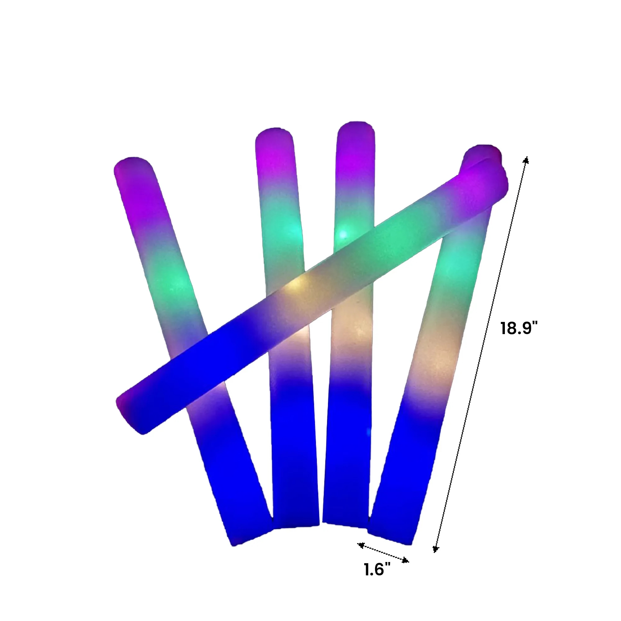 Soft Foam Glow Sticks 12