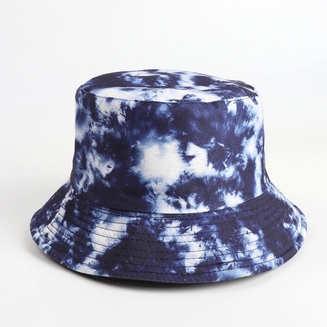 New Folding Double-sided Cotton Bucket Hat 12