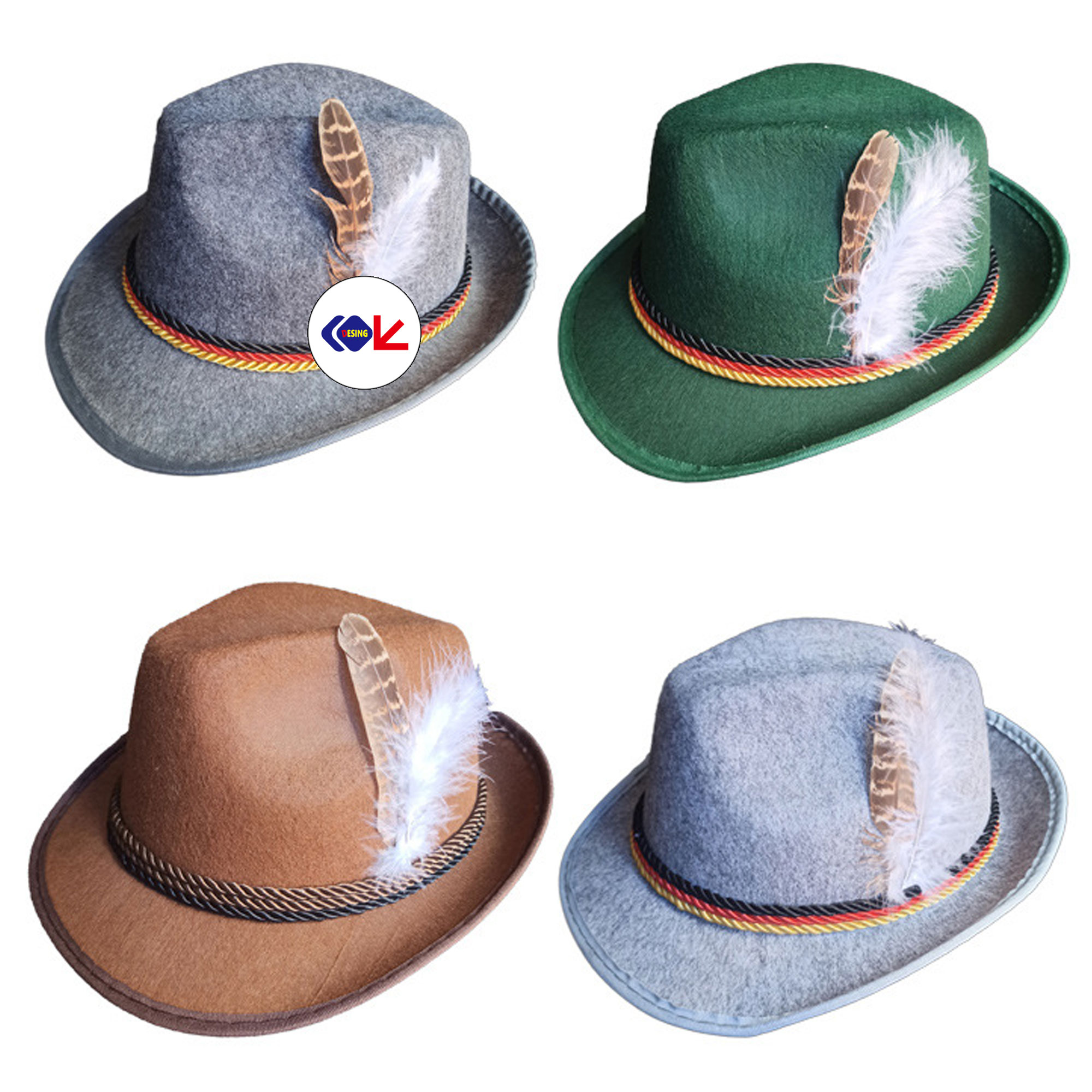 Octoberfest Adult Costume Hat 2