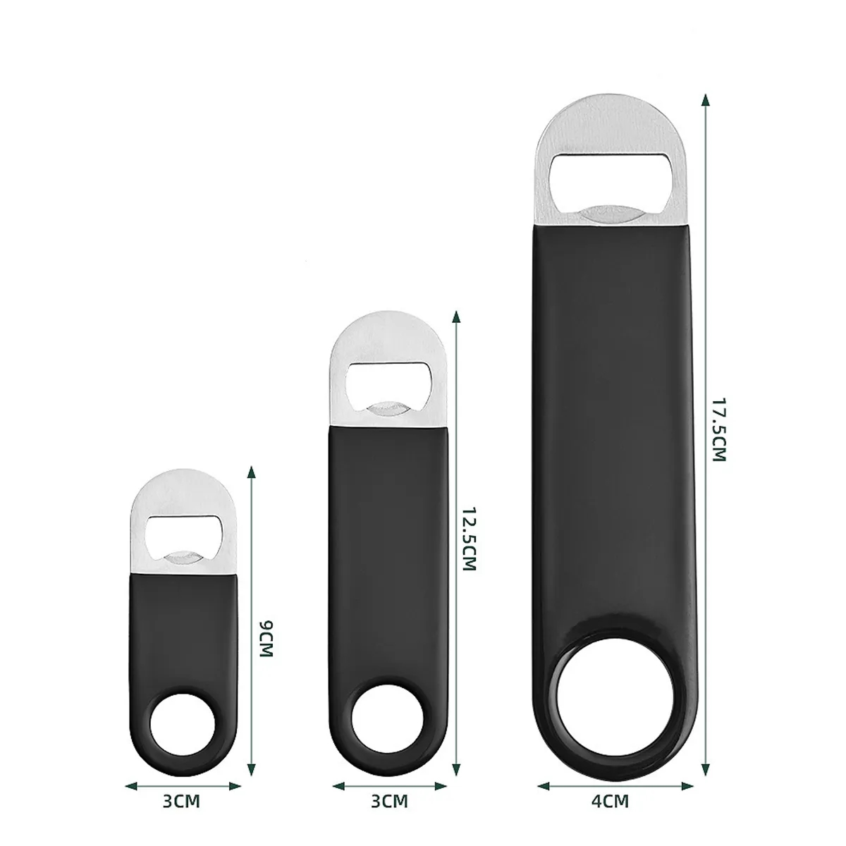 Heavy Duty Stainless Steel Flat Bottle Opener 3