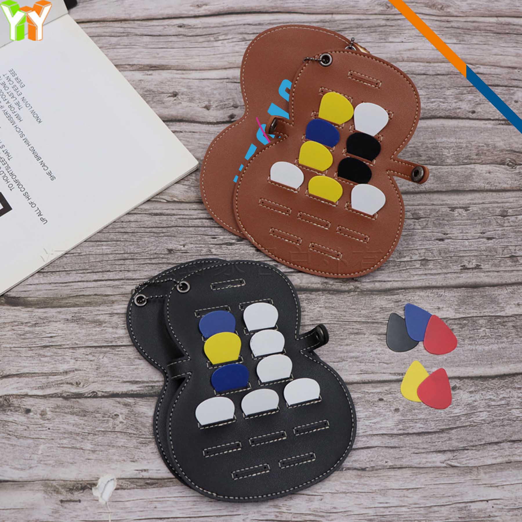 Jazpick PU Leather Guitar Pick Pouch 3