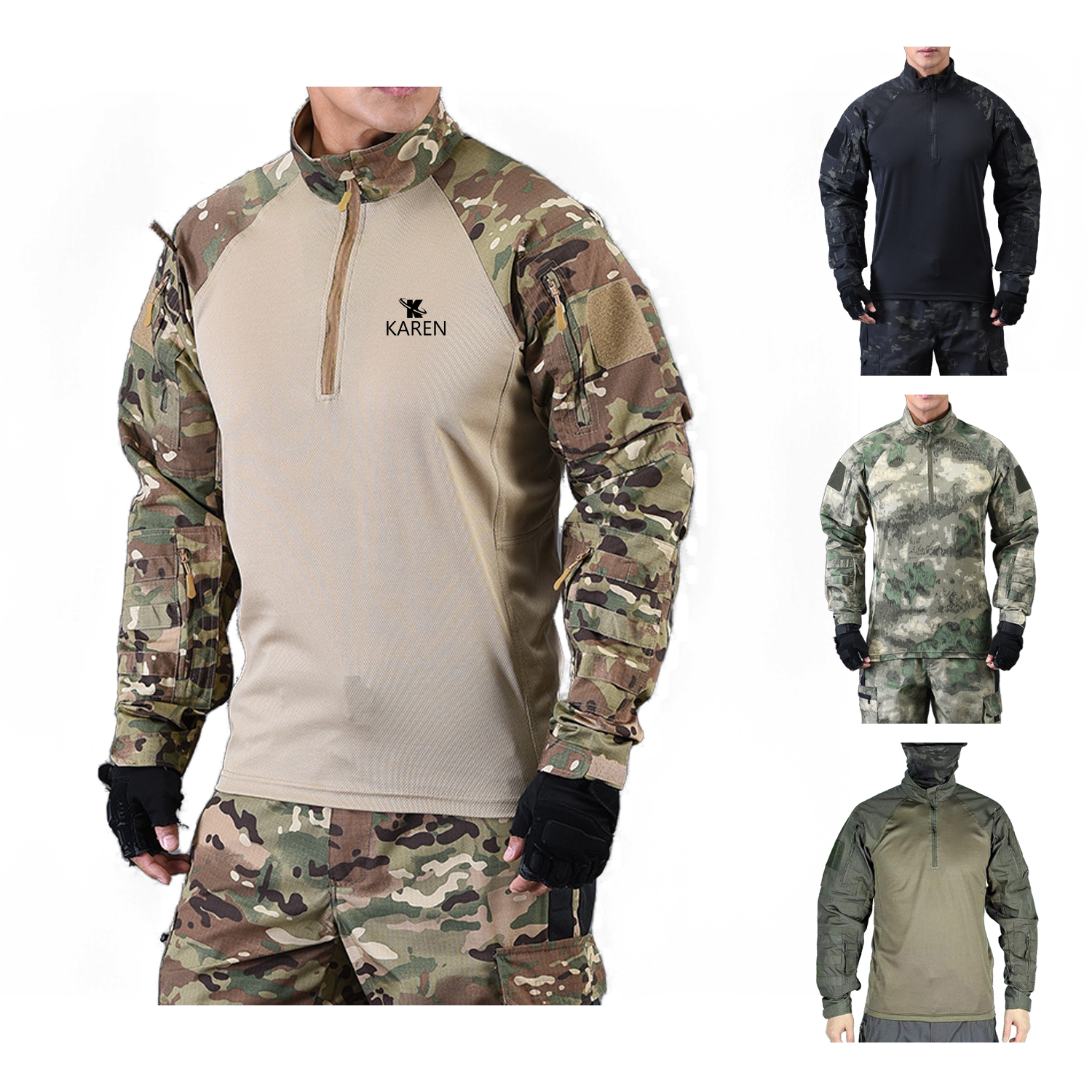 Camouflage Combat Jacket 1