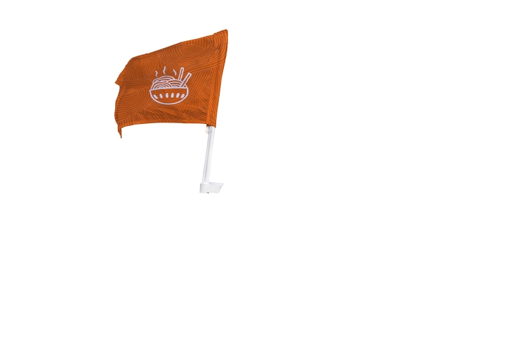 Car Flag Kit Single-Sided 3
