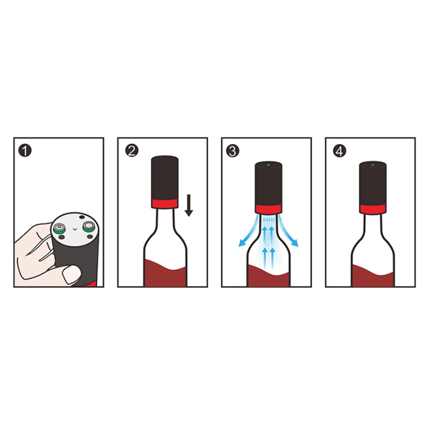 Electric Vacuum Plug For Red Wine 1