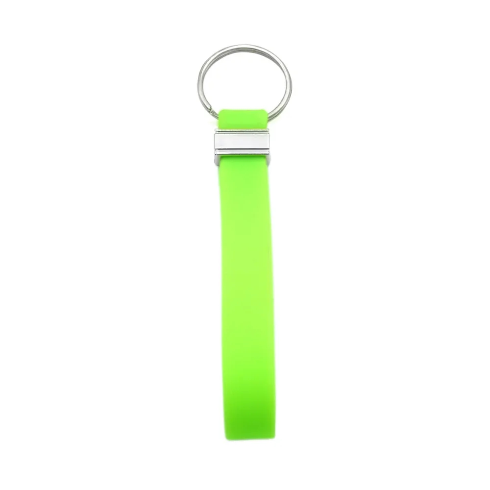 Recycled Silicone Wristband Keychain 6
