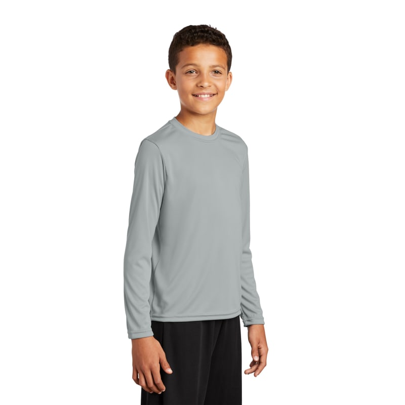 Sport-Tek Youth Long Sleeve PosiCharge Competitor Tee. 4
