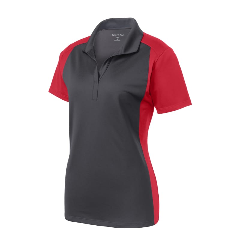 Sport-Tek Women's Colorblock Micropique Sport-Wick Polo. 29