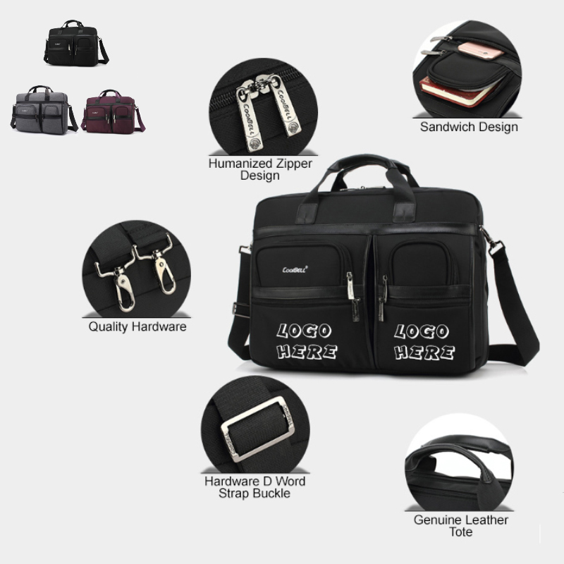 Multi-function Messenger Laptop Business Bag 4
