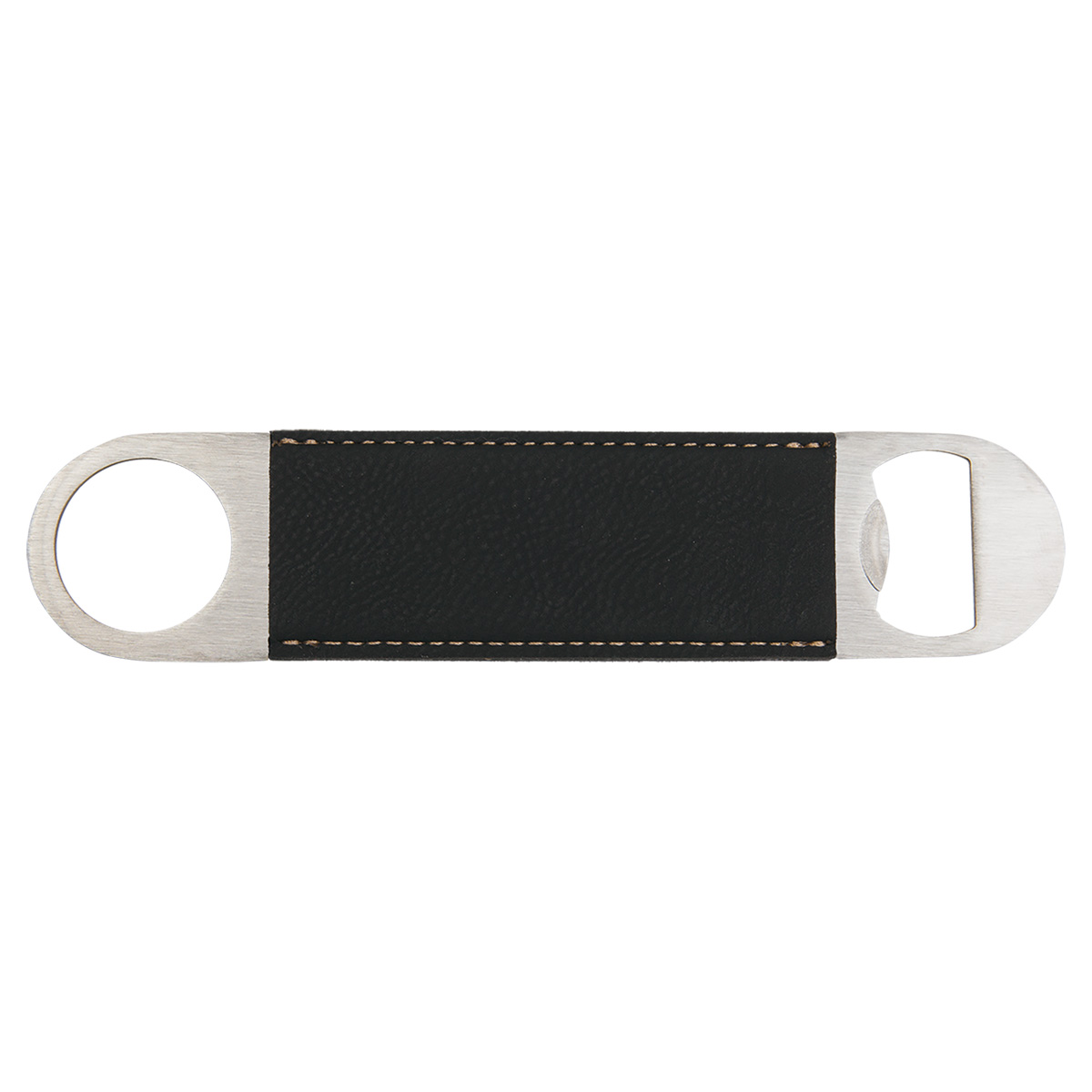 Black/Gold Leatherette Bottle Opener 2