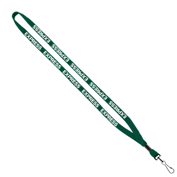 1/2" Cotton Lanyard with Metal Crimp & Swivel Snap Hook 15