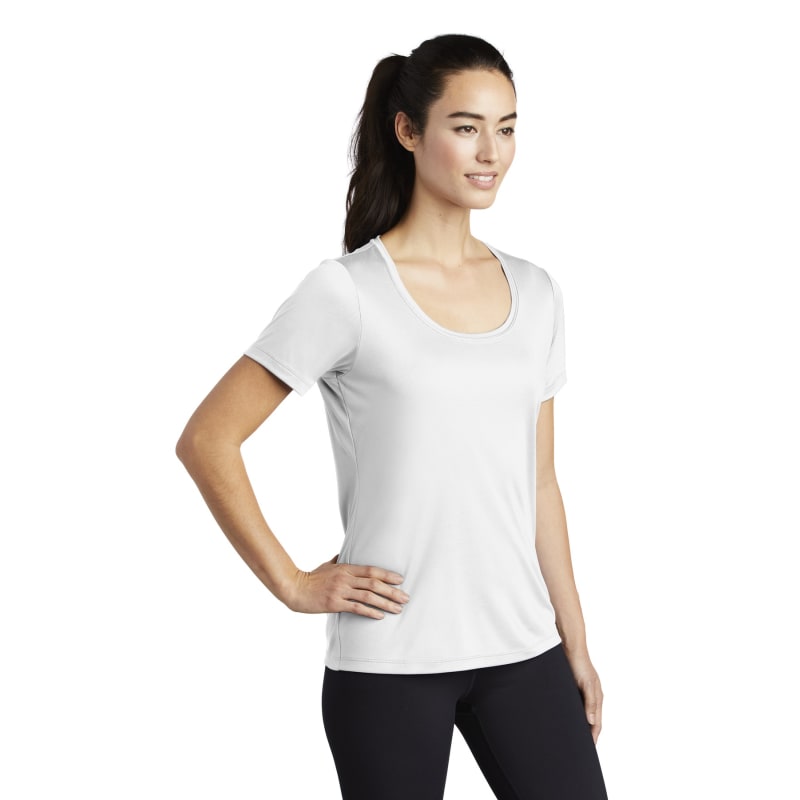 Sport-Tek Women's Posi-UV Pro Scoop Neck Tee. 23