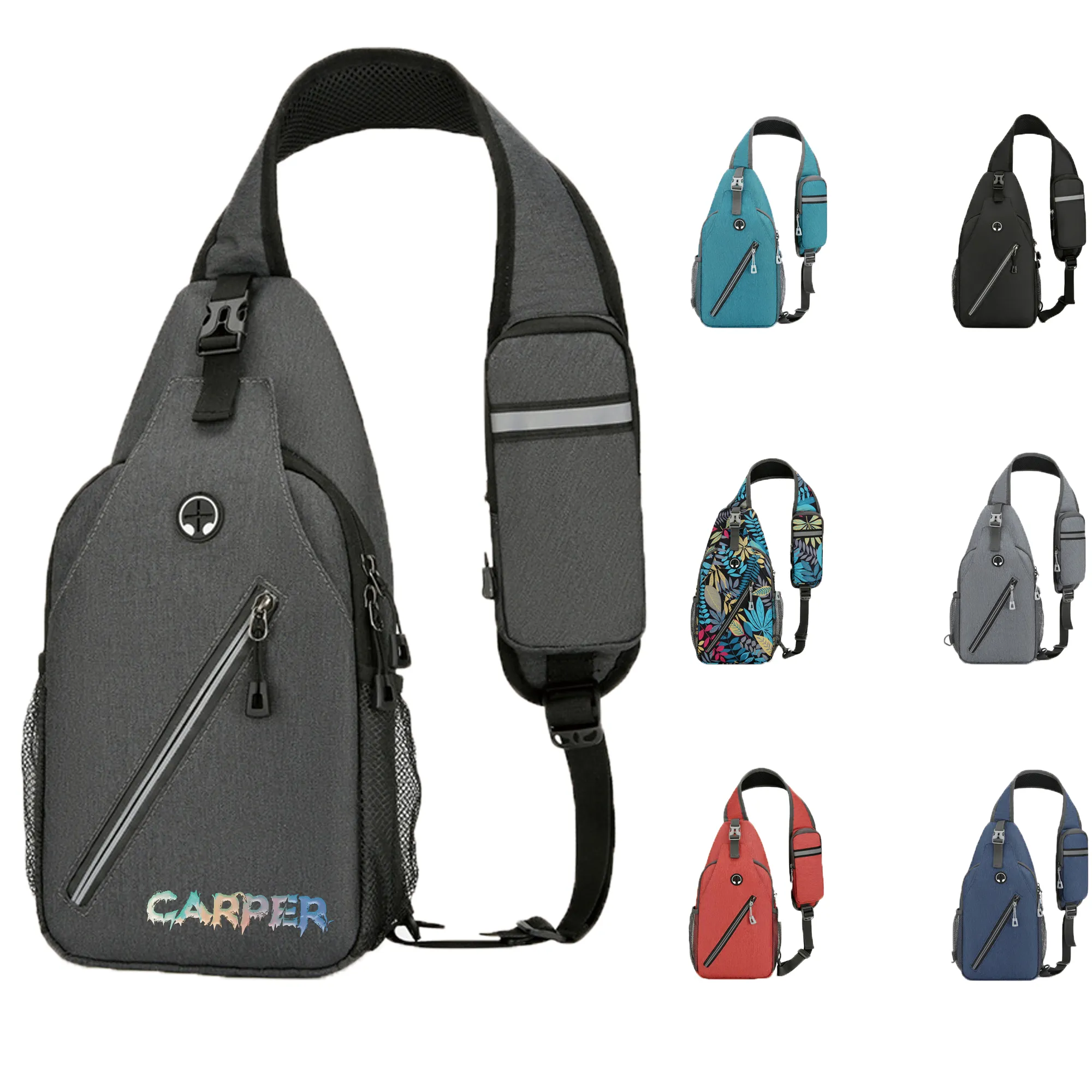 In Stock Crossbody Sling Bag Travel Hiking Chest Bag