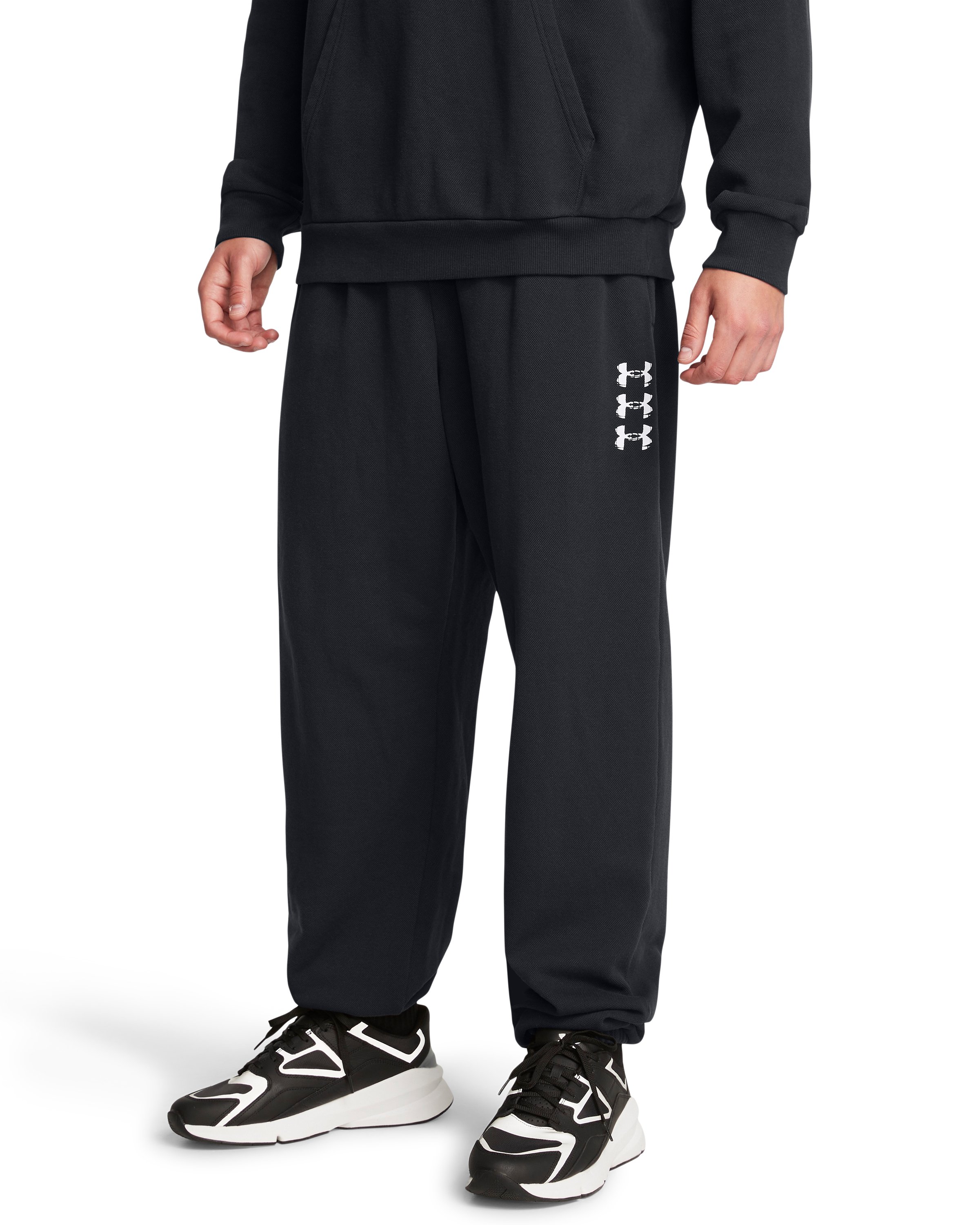 UA Rival Fleece Textured Sliced 'N Diced Men's Pants 2